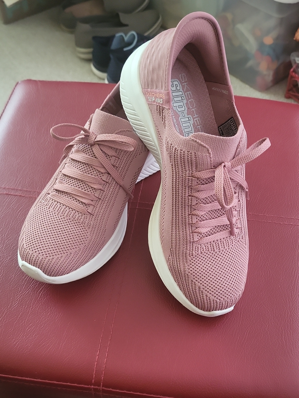 Skechers Slip-Ins Knit Lace-Up Sneakers